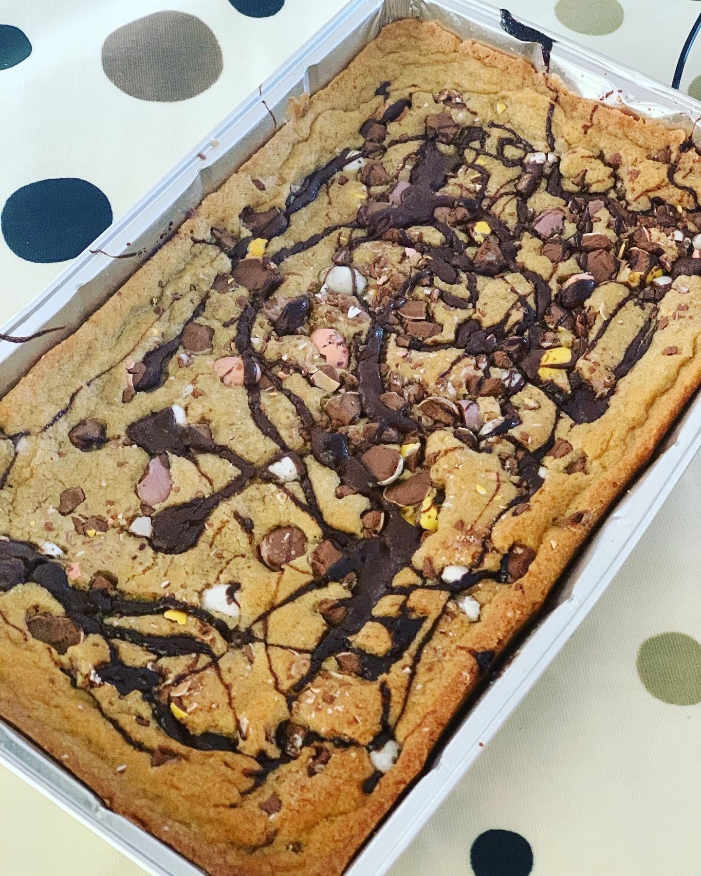 Cookie Dough Tray Bake