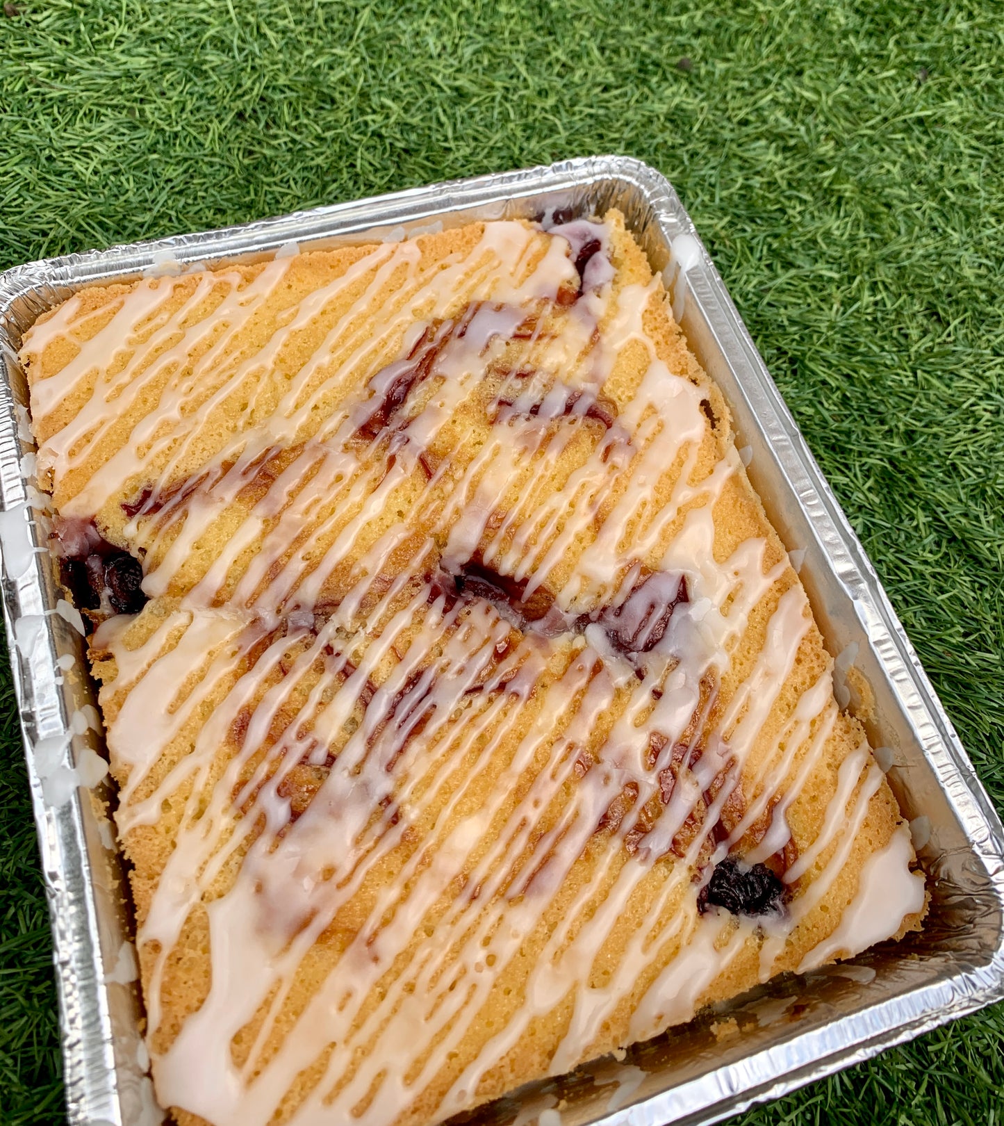 Bakewell Tray Bake